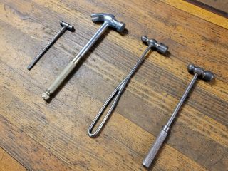 Antique Tools • Rare Ball Peen Steel Hammers Vintage Jewelers Machinist Tool☆usa