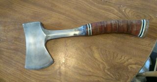 Vintage Estwing S Hatchet Leather Handle With Leather Sheath No.  1