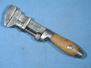 Vintage Coes 6 - 1/2 " Long Perfect Handle Adjustable Wrench Worcester Mass Usa