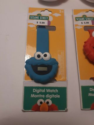 Sesame Street Collectibles - Set of Watches and walkie talkies.  Elmo/Cookie Mon. 2