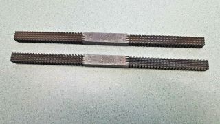Reiff & Nestor “nu - Trix” No.  1 & 2 Machinist Thread Restorer Pat.  Dec.  4,  1928