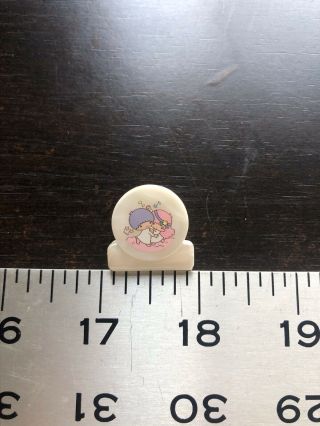 Vintage Sanrio Mini Pearlized Twin Stars Paper Clip.  Made In Japan.