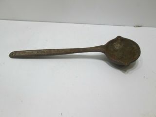 Vintage Blacksmith Cast Iron Lead Melting Pot Ladle 4