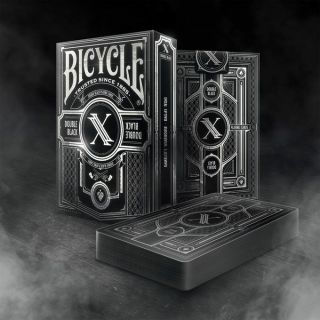 Bicycle Double Black 2 Limited Edition Playing Cards Printed By Uspcc