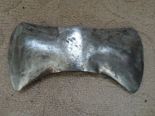 Vintage Double Bit Axe Head Marked 32.  No Handle.  3.  5 Lbs