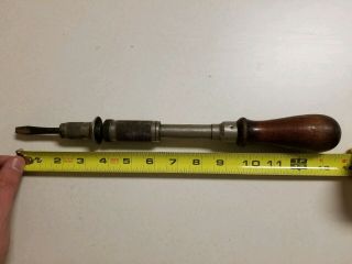 Vintage Millers Falls No.  61 Ratcheting Screwdriver,  Collectible