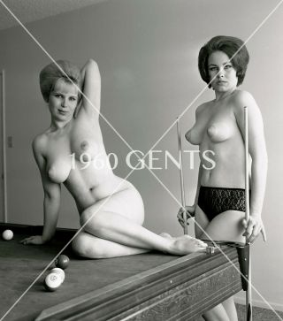 1960s Nude 8x10 Photo Busty Breasts Pinup Girl Jane Dunn From Vogel Negative - Jd9