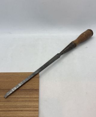 Vintage T.  H Witherby Extra Long Socket Chisel.  1/4” Size Perfect For Dovetails