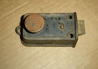 Vintage Yale Deadbolt Lock W/no Key Patented Feb.  11,  1896