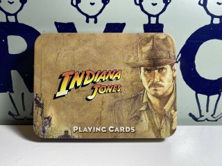 Two (2) Decks Indiana Jones Playing Cards All 4 Movies & Crystal Skull Decks -