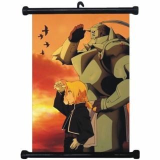 Fullmetal Alchemist Japan Anime Home Décor Wall Scroll Poster 40 60cm