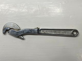 Vintage Rare Globemaster 10” Spring Loaded Adjustable Wrench Master Wrench Spain