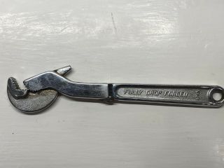 Vintage Rare Globemaster 10” Spring Loaded Adjustable Wrench Master Wrench Spain 2