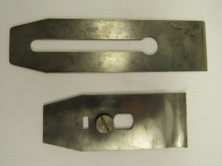 Parts - Millers Falls 2 " Iron Blade Cutter & Chip Breaker For 14 Wood Plane