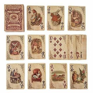 Shop Alice In Wonderland Playing Cards - Full Set Is Ideal For Themed Pa.