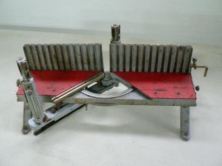Millers Falls Cast Iron 5 " Miter Box (box Only No Back Saw)