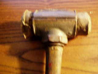 Antique Vintage Basa Hammer Green Tweed & Co.  No.  3 Usa Made