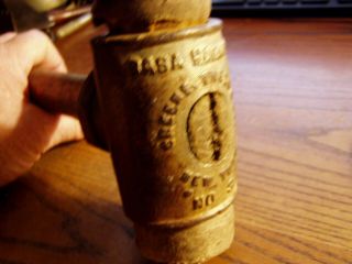 Antique Vintage Basa Hammer Green Tweed & Co.  No.  3 USA Made 2