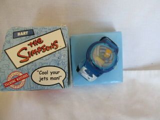 Burger King The Simpsons Bart Simpson Talking Watch - Cool Your Jets Man 2002