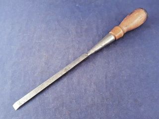 Early Th Witherby 3/8 " Square Edge Socket Chisel & Sharp