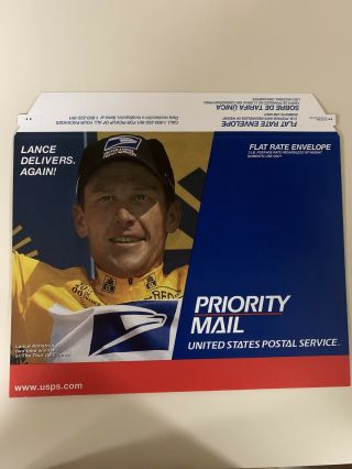 Lance Armstrong 2000 Tour De France Usps 10 Priority Mail Envelopes