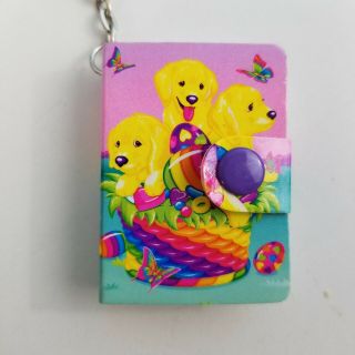 Lisa Frank Casey Candy Golden Retriever Easter Basket Keychain mini notebook 2