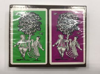 Vintage Blackstone Playing Cards Double Deck With Tax Stamp