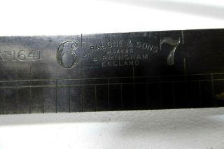 Vintage Rabone No.  1641 24 " Folding Metal Engineers Ruler
