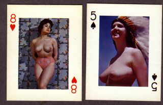 vintage French Art Studies playing cards,  usa 2