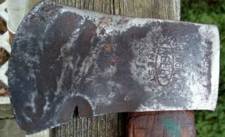 Vintage Embossed True Temper " The Worlds Finest Kelly " Handle Axe