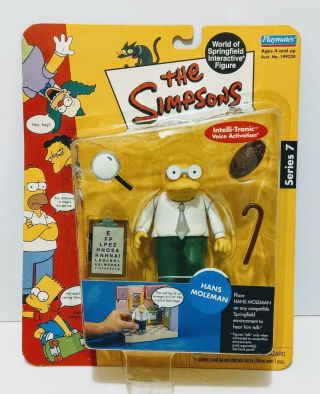 The Simpsons World Of Springfield Hans Moleman Series 7 Playmates 2001