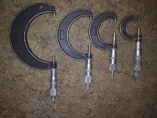 Micrometers set of 4 Central tool co. 3