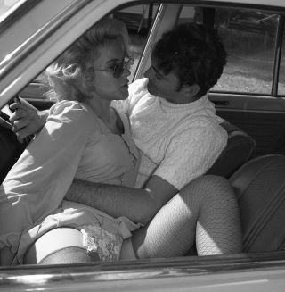 1960s Fred Enke Negative,  Sexy Pinup Girl Brigitte & Man Kissing In Car,  T402708