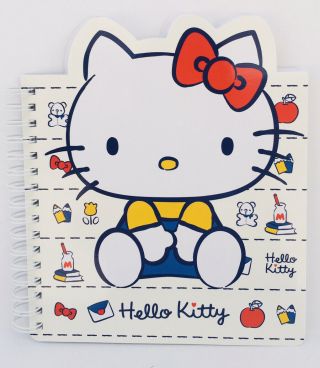 Sanrio Hello Kitty A5 Notebook With 70 Pages With Ruled Spiral Notebook