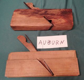2 Auburn Tool Co.  Wooden Planes.  1 - 3/8 " Rabbet & 126 Molding