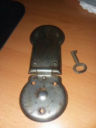 Antique Steamer Trunk Lock & Corbin Lock With Keys