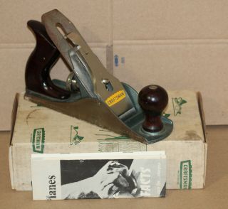 Vintage Craftsman 9 1/2 " Hand Plane Box & Instructions No 37054 Very Little