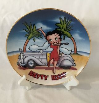Nib Betty Boop Limited Edition Plate " This Is The Life " The Danbury E6091