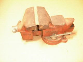 Vintage Columbian Usa No.  03 1/2 Swivel Bench Vise 63 - 3 Made In Usa Cleveland Oh