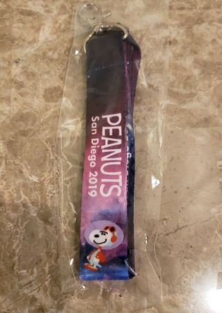 Sdcc 2019 Exclusive Peanuts Lanyard Official Astronaut Snoopy Nasa