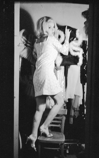 1960s Kirk Negative,  Sexy Pin - Up Girl Paisley Pop,  Stripper Backstage,  T205553
