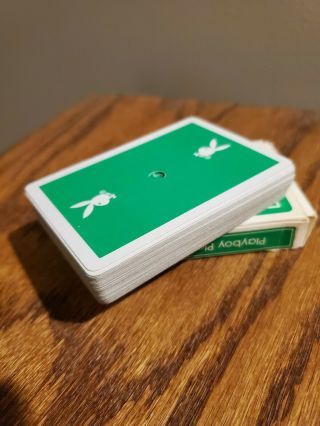 Rare Green Vintage Playboy Casino Playing Cards 2