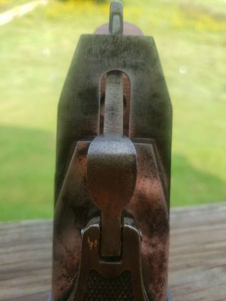 Early Stanley Rule And Level Bailey No.  3 Hand Plane With Fluted/grooved.