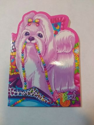 Vintage Lisa Frank Imaginationery Notepad Princess Pearl Dog