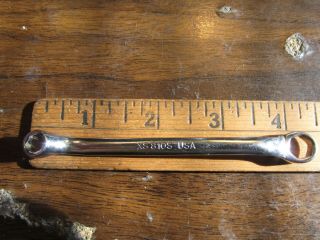 1985 Snap On Xs810s 1/4 X 5/16 6 Point Short Box Wrench