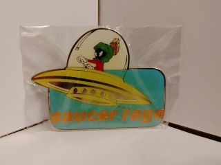 Vintage 1998 Warner Bros.  Marvin The Martian " Saucer Rage " Magnet From Punch