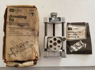 Vintage Craftsman 9 - 4186 Dowling Jig,  Box & Instructions,  Revolving Guide