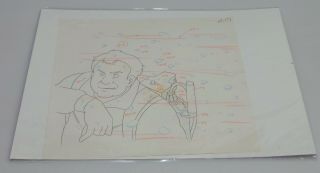 The Real Ghostbusters Animation Cel Hand Drawn Sketch Ray Stantz 117