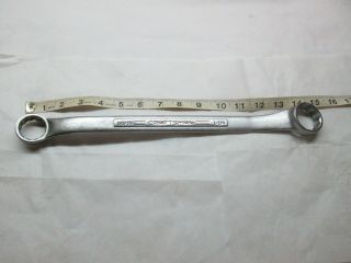 Vintage Craftsman V Series 1 - 1/16  X 1 - 1/4  Double Box End Off Set Wrench Usa