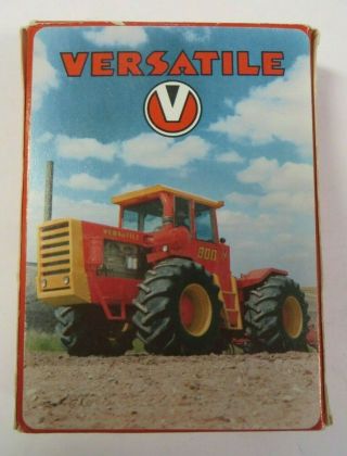 Vintage Versatile Tractor Playing Cards Advertising Deck
